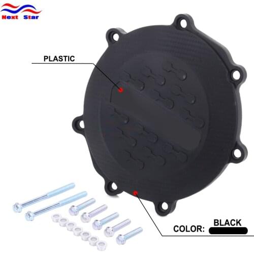 Motorcycle Black Clutch Cover Guard Engine Protection Cap Kits For YAMAHA YZ450F 2010-2017 WR450F YZ450FX 2016-2017 YZF 450 450X