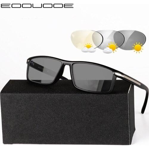 Design Photochromic Reading Glasses Men Presbyopia Eyeglasses sunglasses discoloration with diopters 1.0 1.25 1.50 1.75 2.0 2.50