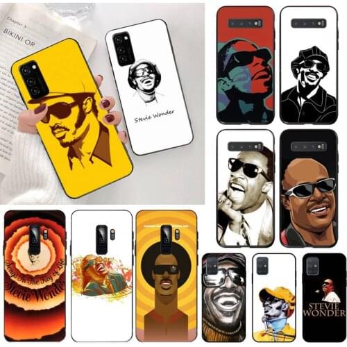 Music singer Stevie Wonder Soft Phone Case Capa for Samsung S20 plus Ultra S6 S7 edge S8 S9 plus S10 5G lite 2020