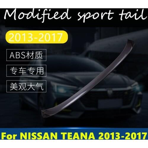 For NISSAN TEANA 2013-2017 Tail trim strip exterior special tail wing free punching wing Exterior decoration car Accessories