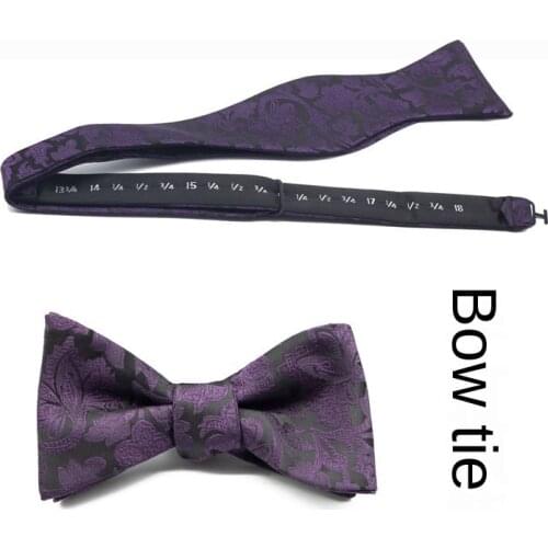 New Mens Self Tie Cotton Bow Ties Flowers Fashion Floral Bowtie Classic Black Blue Bowtie for Men Wedding Accessories Gifts