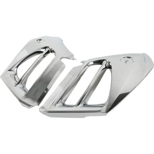 Motorcycle ABS Chrome Mid Fairing Front Covers For Honda GL1800 Goldwing 2012 2013 2014 2015