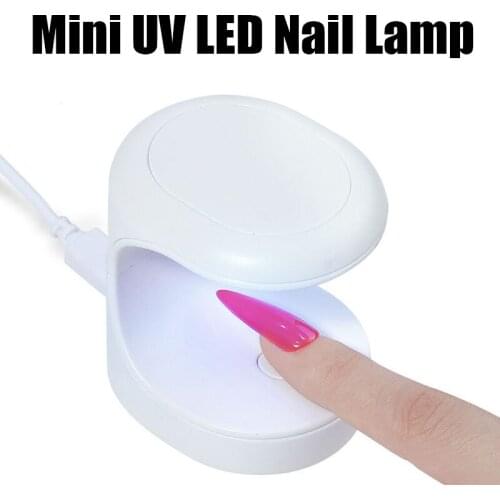 1PC Portable USB Mini Nail Dryer Gel Polish UV Lamp Single Finger Polish Gel Drying LED Lamp Nails Art Tools Manicure Machine