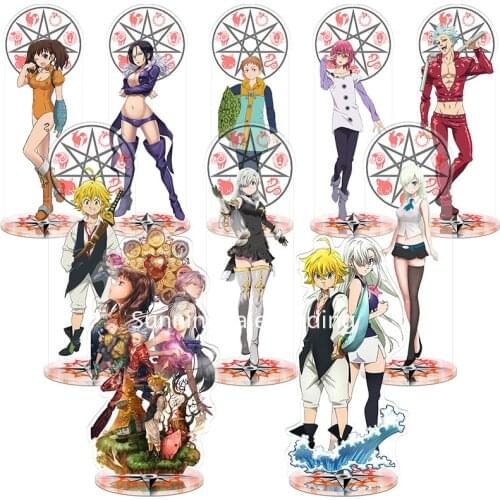The Seven Deadly SinsT : Wrath Of The Gods Acrylic Stand Model Doll Ban Escanor King Hawk Diane Meliodas Gowther Figure Toy 22cm