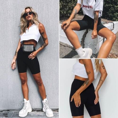 Women Sports Shorts Solid Color Booty Short Running Pants Stretchy Workout Fitness Wicking Yoga Tummy Control Pants