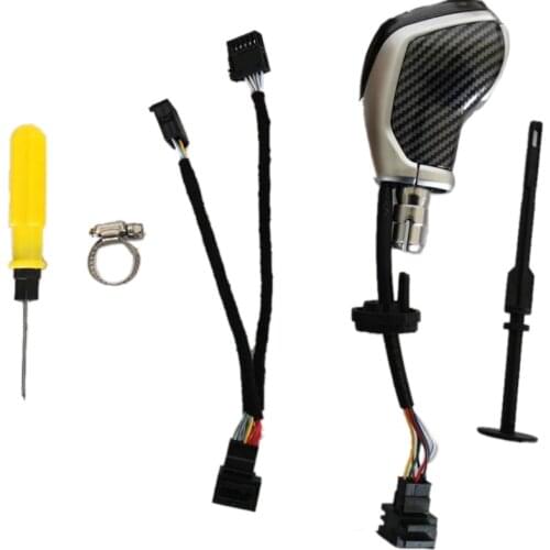 LED Gear Shift Knob for Golf Passat Tiguan 2 T-Roc Skoda Superb Kodiaq MQB DSG Electronic Shift Handle