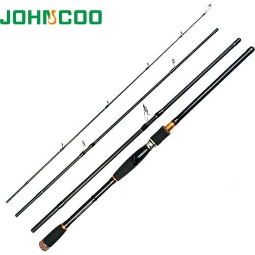 2.1 2.4 2.7m Lure Rod 4 Section Carbon Spinning Fishing Rod Travel Rod Casting Fishing Pole Vava De Pesca Saltwater Rod Spinning