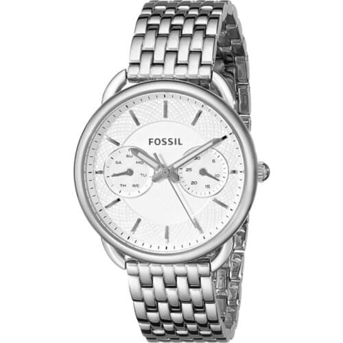 Fossil Womens Watch Tailor Multifunction Stainless Steel Watch Luxury Wrist Watches for Ladies ES3712