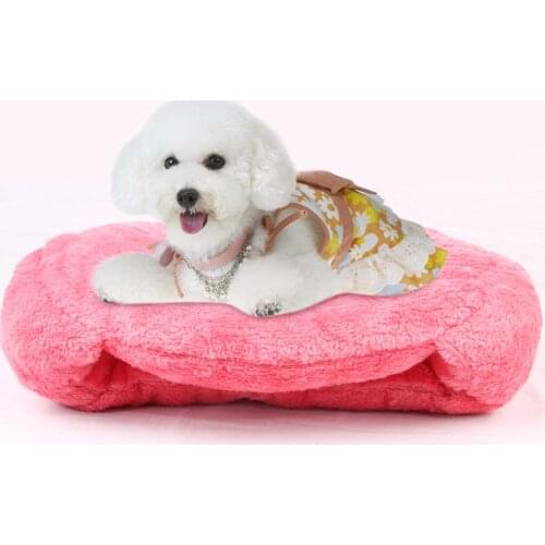 Winter Warm Pets Mat 5 Colors Soft Fleece Thicken Nest Pet Cat Small Dogs Puppy Kennel Bed Kitten Cave Sleeping Bag Puppy House