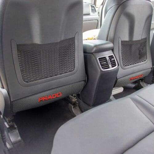1pcs Universal Car Back Protector Cover Seat Back Anti-Kick Cushion Pad for Toyota prado land cruiser accessories car styling