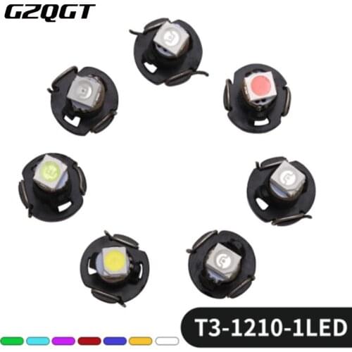 100pcs Lamp Lights 5050 SMD Car Dashboard Warning Indicator light Instrument Cluster Panel T3 LED T5