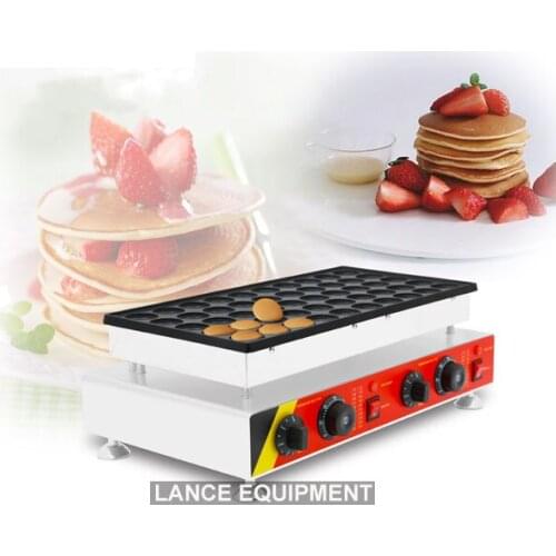 110v 220v 50 holes commercial biscuit dutch poffertjes grills mini pancake waffle maker baker machine