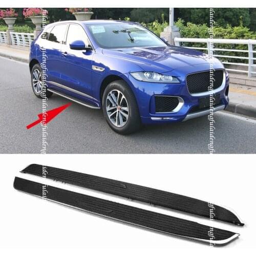 2pcs For Jaguar F-PACE 2016-2020 Running Board Side Step Nerf Bars Protector Car accessories
