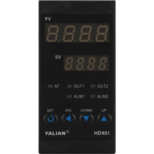 2019 free shipping high precision high quality Pid Digital temperature controller dual display relay output Thermoregulator