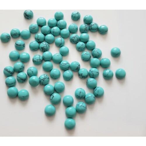 2020 Fashion 6MM 50pcs/lot Natural Stone Beads high quality round cabochon bead for ring DIY jewelry making accessories