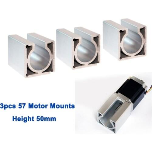 3PCS Nema 23 Motor mounts Material plastic 57 stepper motor bracket motor mounts bracket DIY engraving machine parts