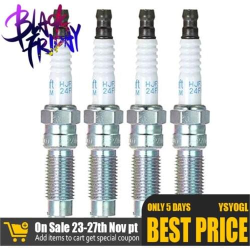 4PCS/pack Premium Car Spark Plugs SP-509 Double Platinum HJFS-24-FP fit for Ford Explorer Super Duty