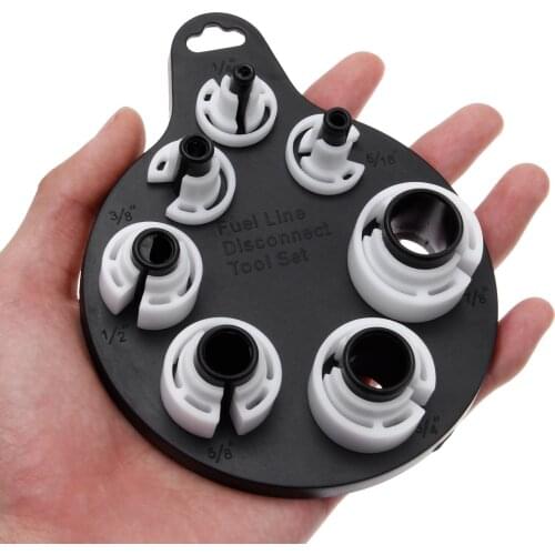 7Pcs AC Tubing Removal Sleeves For Air Condition Quick Disconnect Tool Set 1/4", 5/16", 3/8", 1/2", 5/8", 3/4", 7/8"