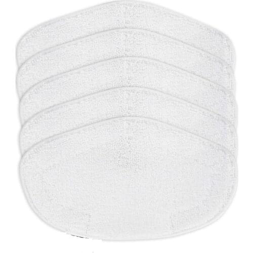 AD-5 Pcs Microfiber Washable Mop Pad,Replacement Mop Parts for Polti Kit Vaporetto Steam Mop