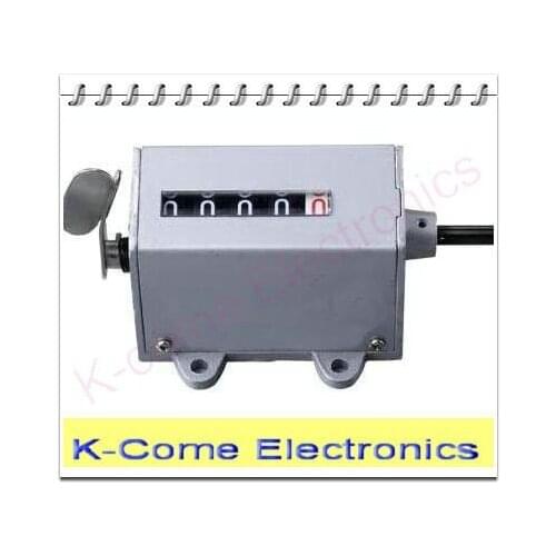 Free Shipping Mechanical 5 Digits Resettable Stroke Pull Counter 75-I Revolution Meter Punch counters