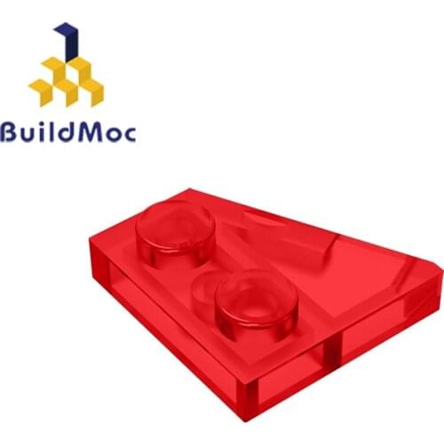 BuildMOC Compatible Assembles Particles 24307 2x2(Right) For Building Blocks Parts DIY LOGO Educatio