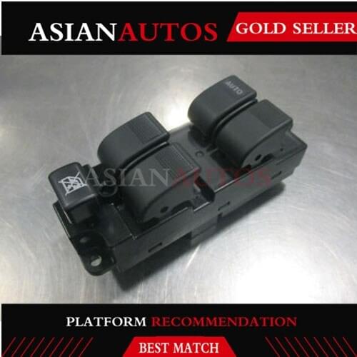 For Mazda MPV 2000~2006 Lifting glass controller Glass lift main switch Accessories Black Button Main switch