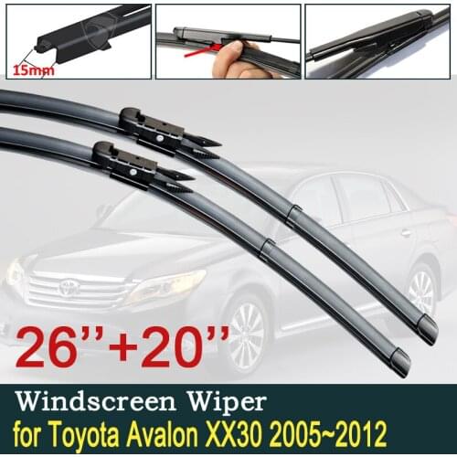 For Toyota Avalon XX30 2005 2006 2007 2008 2009 2010 2011 2012 Car Wiper Blade Windscreen Windshield Wipers Car Accessories