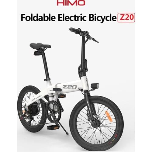HIMO Ebike Z20 Electric Bike EU In Stock 20 Inch Tire 80KM Mileage 25km/h 250W Motor for Xiaomi Outdoor Folding Bicycle 10AH
