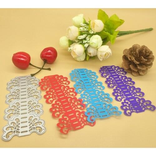 A new type of lace metal cutting mold plum blossom DIY scrapbook decoration process embossed paper card