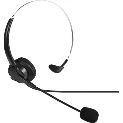 Headset With Microphone Telephone Operator Noise Canceling Computer Headset With 330 Degree Boom For PC Landline Telephone