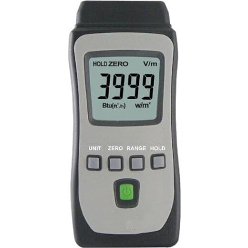 Hot Sale High Sensitive Portable Solar Radiation Power Meter Range 4000W/m2 634Btu/(ft2*h) High Precision Solar Power Tester