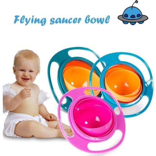 Imebaby360 ° rotational balance anti-spill children bowl dish-shaped children tableware food grade PP material baby board
