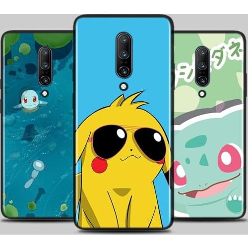 HOT Cartoon Pikaqiu For OnePlus Nord N10 N100 8T 7T 6T 5T 8 7 6 Pro Plus 5G Phone Case Cover Shell Coque