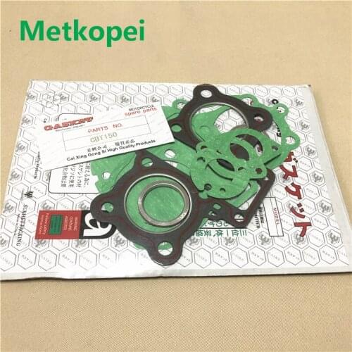 Cylinder Gasket Set CBT150 CB150T for Motorcycle Honda 150cc CBT 150 engine seal spare parts include cylinder seal gasket