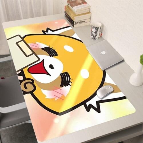 Anime Aggretsuko Kawaii Gaming Mouse Mat Mouse Pad Xxl Mousepad Gamer Accessories Keyboards Computer Peripherals 90X30 Mausepad