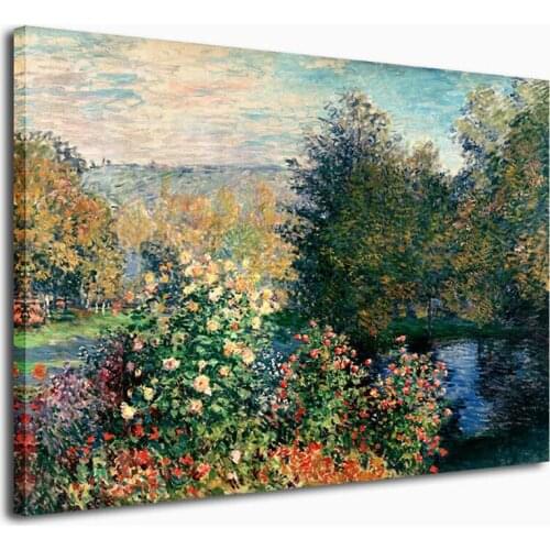 World FamousIrises in Monets Garden 5D Diy Diamond Painting Full Square Round Diamond Embroidery Picture of RhinestoneZP-3044