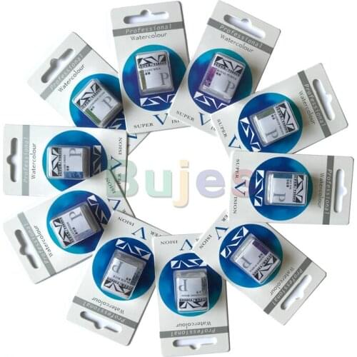 Supervision Layered Watercolor Pigment,Professional Single Solid Watercolor,Special Color,Master Mineral Color Suit,Empty box
