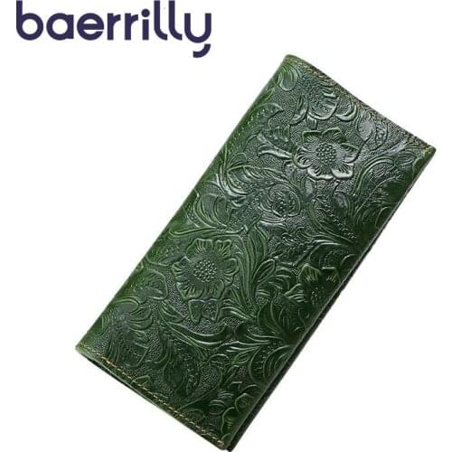 Fashion Genuine Leather Women Wallet Long Clutch Bags Ladies Wallet With Cell Phone Pocket Purses And Handbags Coin Purse Girl