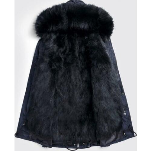 2020 Winter New Mens Real Raccoon Fur Parka Mid Long Coat Fur Collar Hoodie Hip Hop Loose Camo Overcoat Windproof Snow Jacket