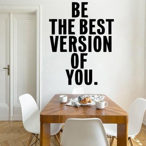 Wall Sticker Motivational Quotes Vinyl Decals Company Office School Wall Decor Removable Living Room Decoration Inspirational