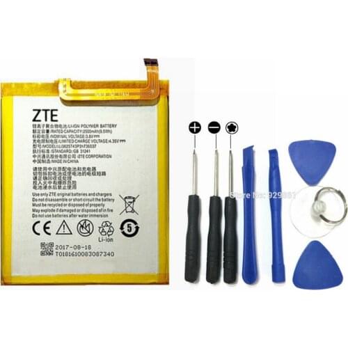 New original 3.8V 2500mAh Li3825T43P3h736037 Battery+ Repair tools For ZTE BV0720 / ZTE Blade A2 / ZTE Blade V7 Lite Dual SIM