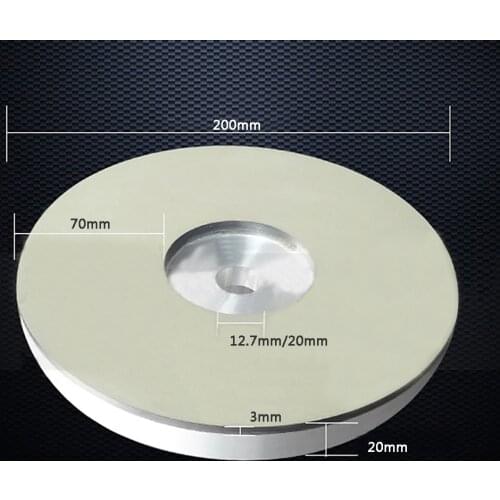 200MM Resin Diamond Wheel Grinding Disc for Hairdressing Scissor/Electric Clipper/Gem/Jade/Tungsten Steel Knife Polishing Disc