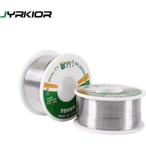 BEST 100g Sn45/pb55 Environmental Protection Soldering Tin Wire Stainless Steel Alloy Aluminium Welding Soldering Wire Roll