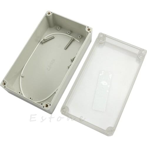 Clear Electronic Waterproof Project Box Enclosure Plastic Cover Case 158x90x60mm
