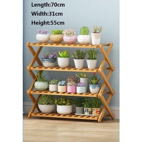 Macetas Varanda Wood Saksi Standi Garden Shelves For Indoor Plant Rack Dekoration Stojak Na Kwiaty Balcony Shelf Flower Stand