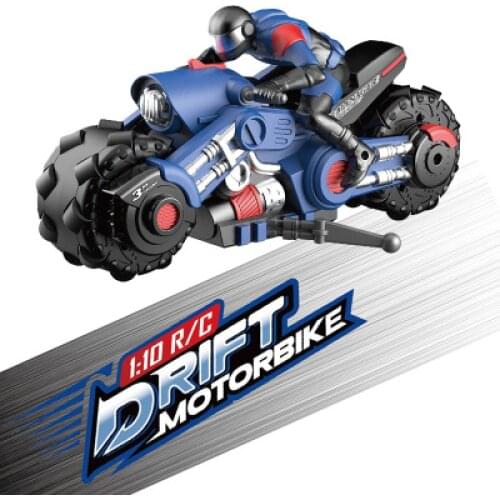 1:10 Remote Control Stunt Car High Speed Motorcycle Electric Toy Car Drifting 2.4Ghz Racing Motorbike Boy Toys for Children