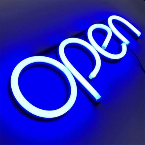 Ultra Bright Neon Multicolor Style Open LED Neon Light Sign RGB Letter Window Displaying Light for Bar,Restaurant,Store,Salon