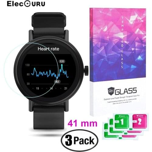3Pcs Screen Protector For Misfit Vapor 2 Watch(41mm 46mm)Tempered Protective Glass 9H 2.5D HD Explosion-proof Anti Scratch Film