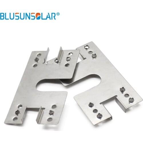 50 piece a lot Grounding Clip 28*50mm use in Solar Mounting System Grounding gasket Solar Installation Clamp