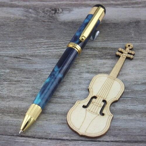 ZY Unique Design Grace blue ballpoint Pen School Office Stationery luxury brand roller ball pens business gift 012